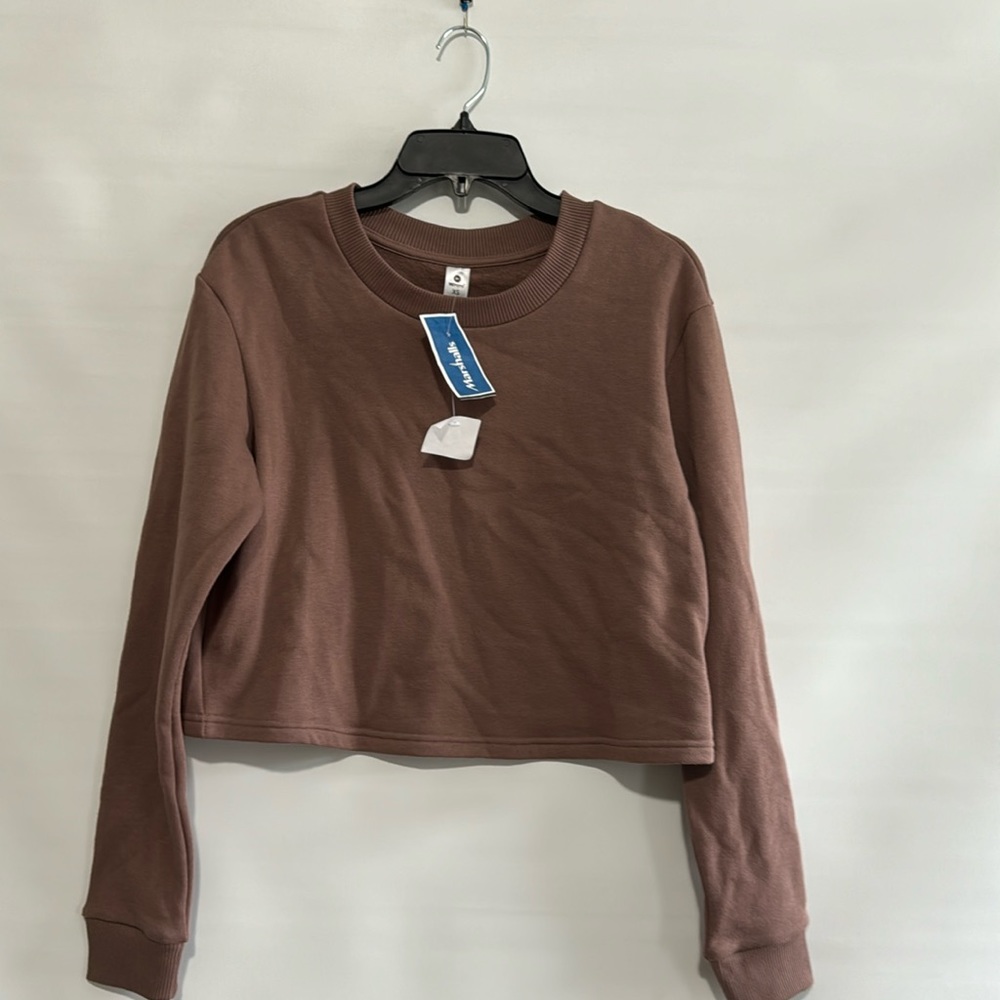 NWT 90 degree brown sweatshirt size XS
